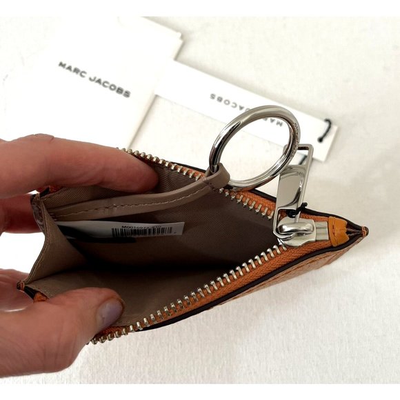New Marc Jacobs Large Slim Card Holder Desert Sun - Picture 3 of 4